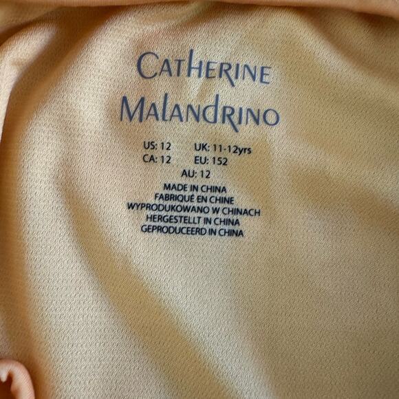 NWT✨ CATHERINE MALANDRINO Girls Multicolor Swim Suit Ruffles Size 12 - Picture 3 of 5